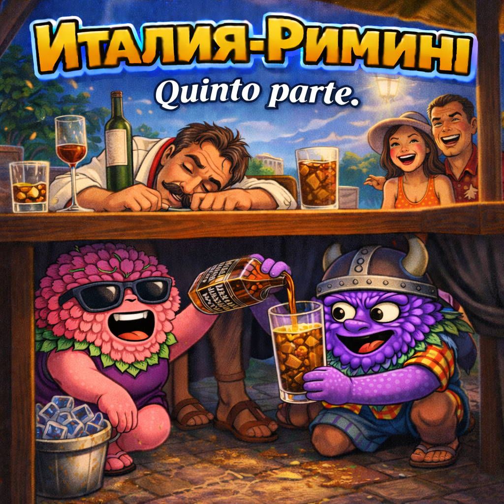 Италия-Римини. Часть пятая. Quinto parte